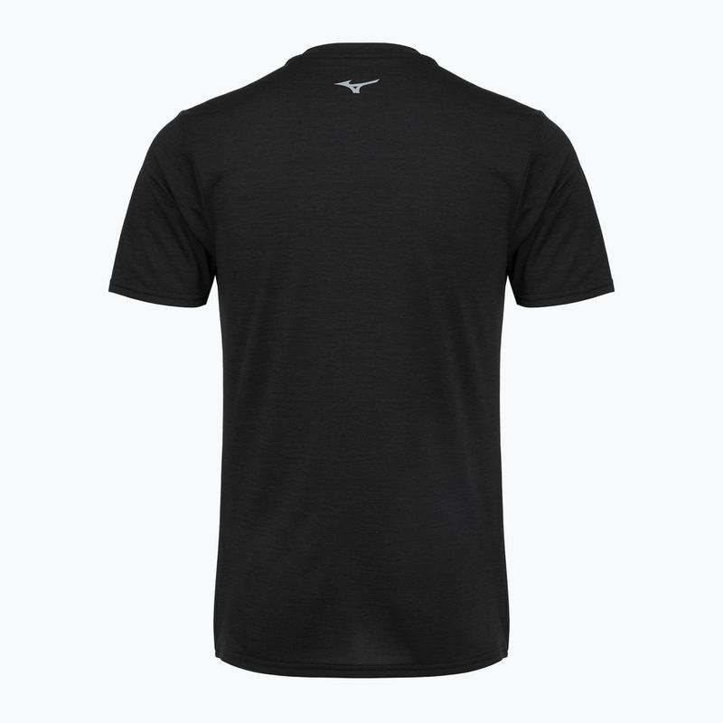 Tricou de alergare pentru bărbați Mizuno Core Runbird Tee black 2