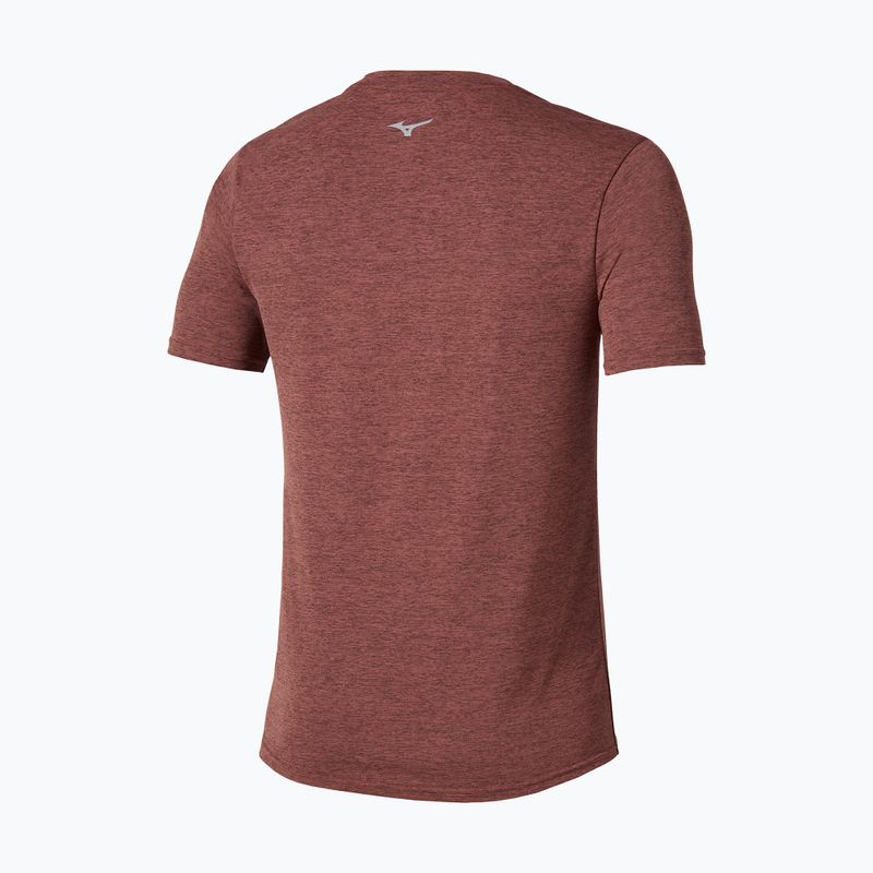 Tricou de alergare pentru bărbați Mizuno Core Runbird Tee copper brown 2
