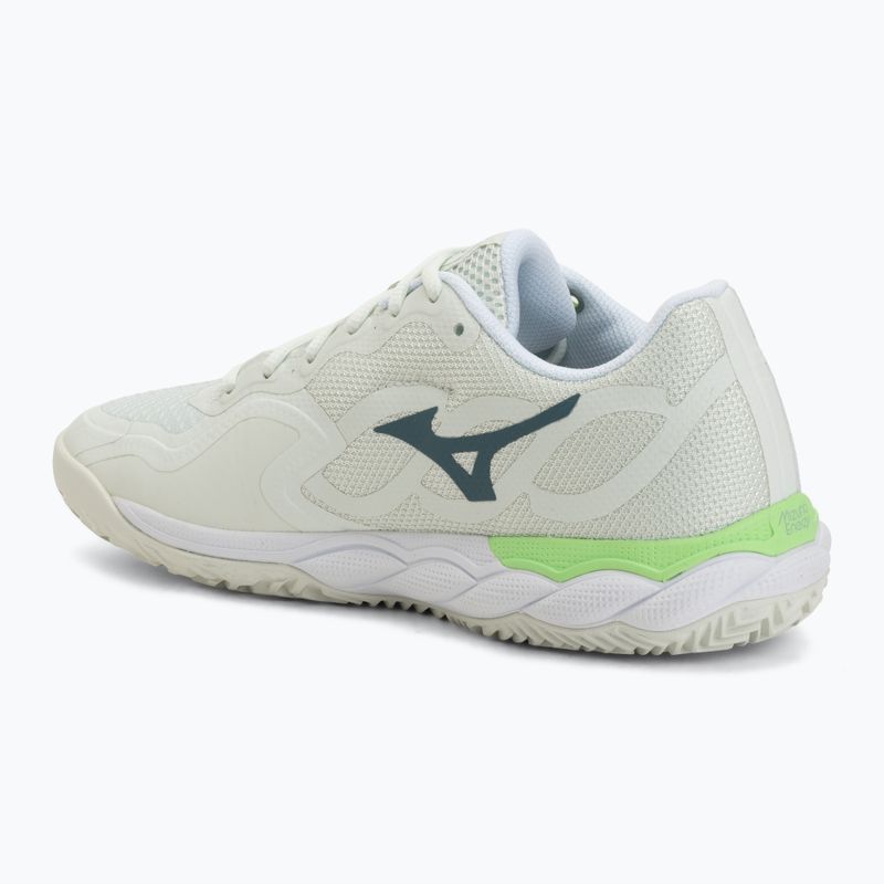 Încălțăminte de padel pentru femei Mizuno Wave Enforce Court Padel phantom green/white/glowing ap 3