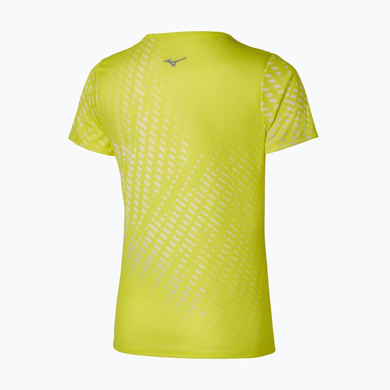Tricou de alergare pentru femei Mizuno Core Graphic Tee lightning yellow 3