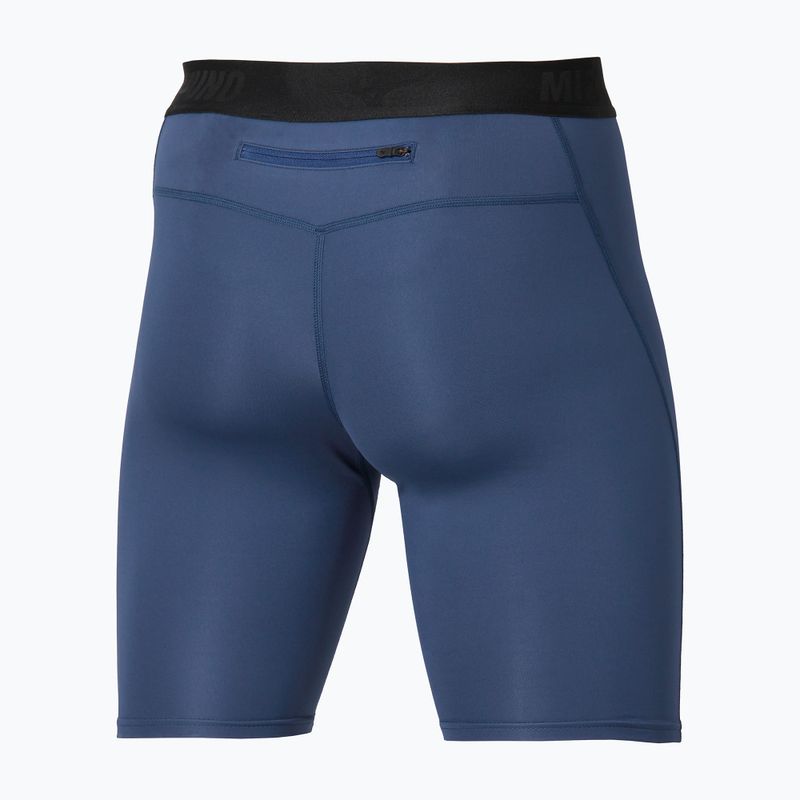 Pantaloni scurți de alergare pentru bărbați Mizuno Core Impulse Mid estate blue 2