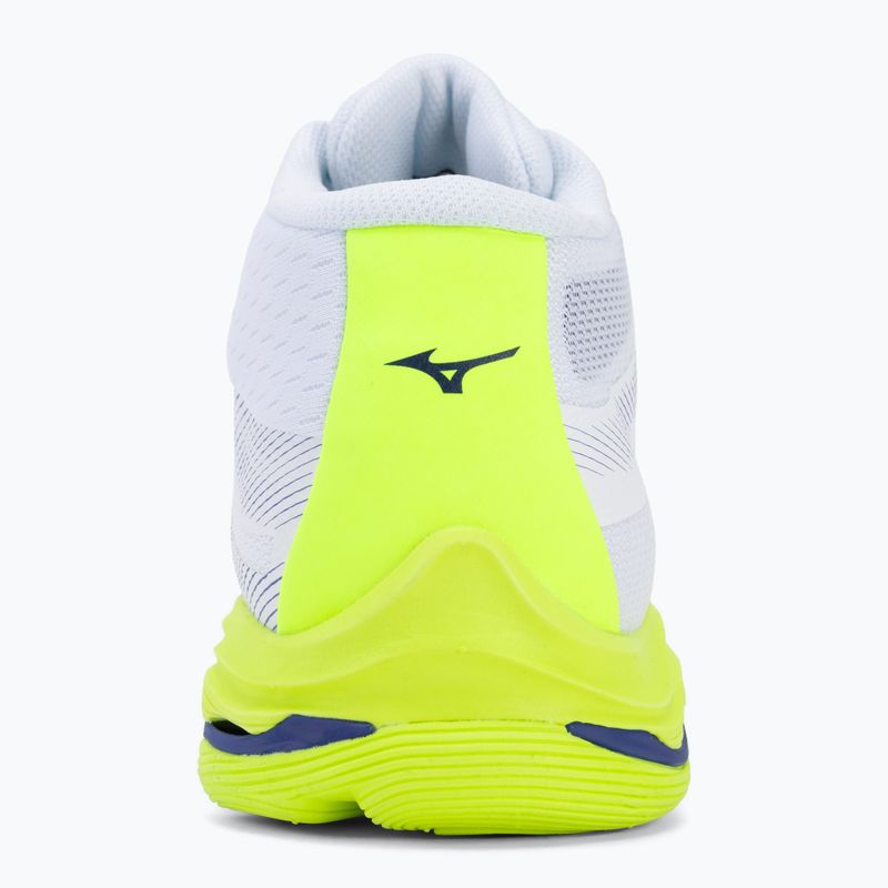 Încălțăminte de volei Mizuno Wave Lightning Pro Mid white/lighting yellow/dazzling blue 6