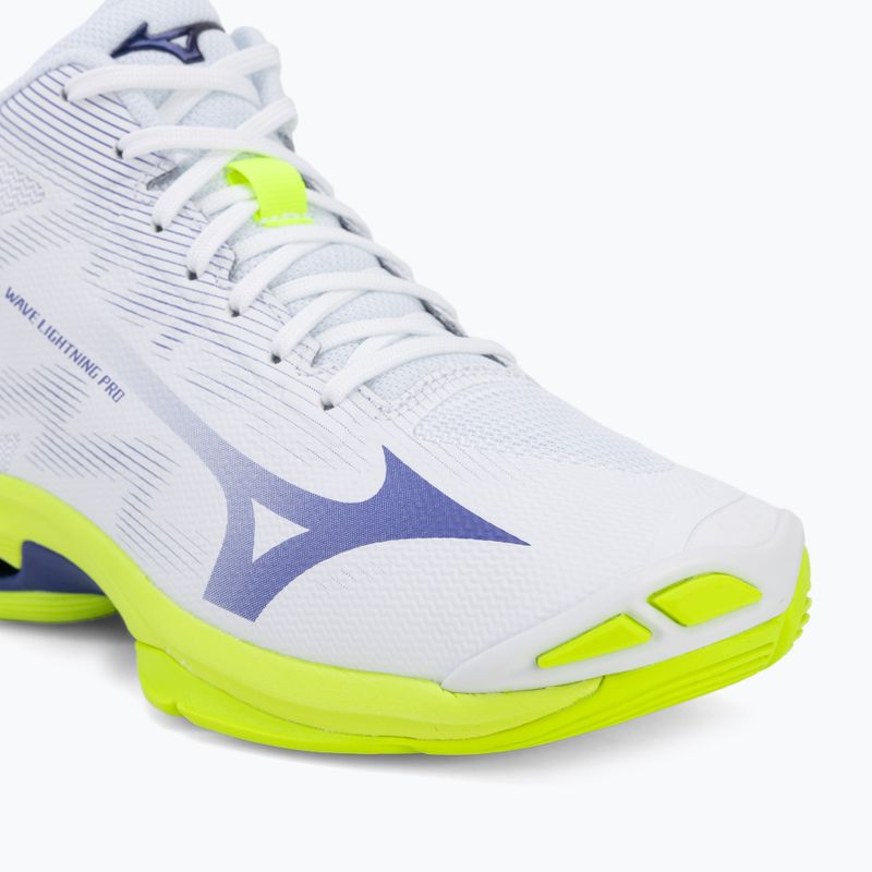 Încălțăminte de volei Mizuno Wave Lightning Pro Mid white/lighting yellow/dazzling blue 7
