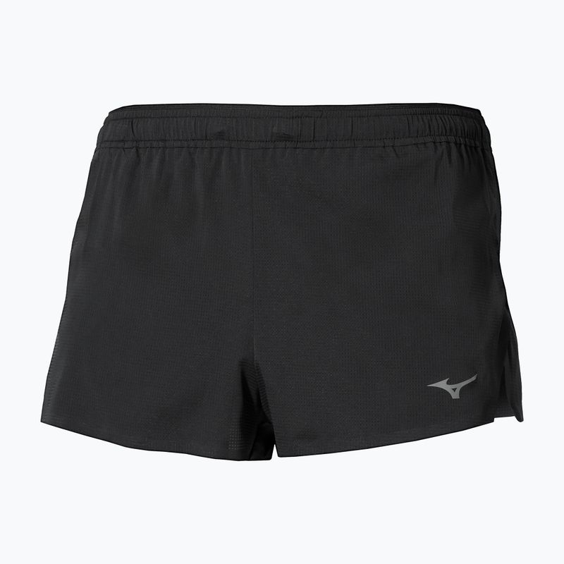 Pantaloni scurți de alergare pentru bărbați Mizuno Tech Light Split 1.5 black