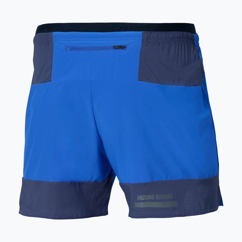 Pantaloni scurți de alergare pentru bărbați Mizuno Active Alpha 5.5 dazzling blue 3