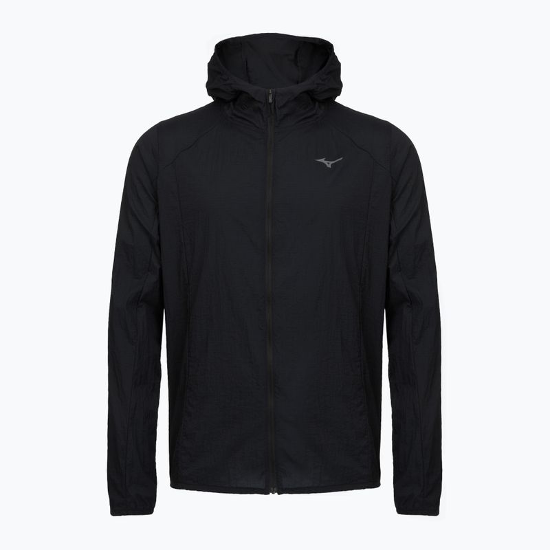 Geacă de alergare pentru bărbați Mizuno Tech Light Hooded black