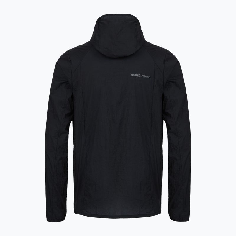 Geacă de alergare pentru bărbați Mizuno Tech Light Hooded black 2