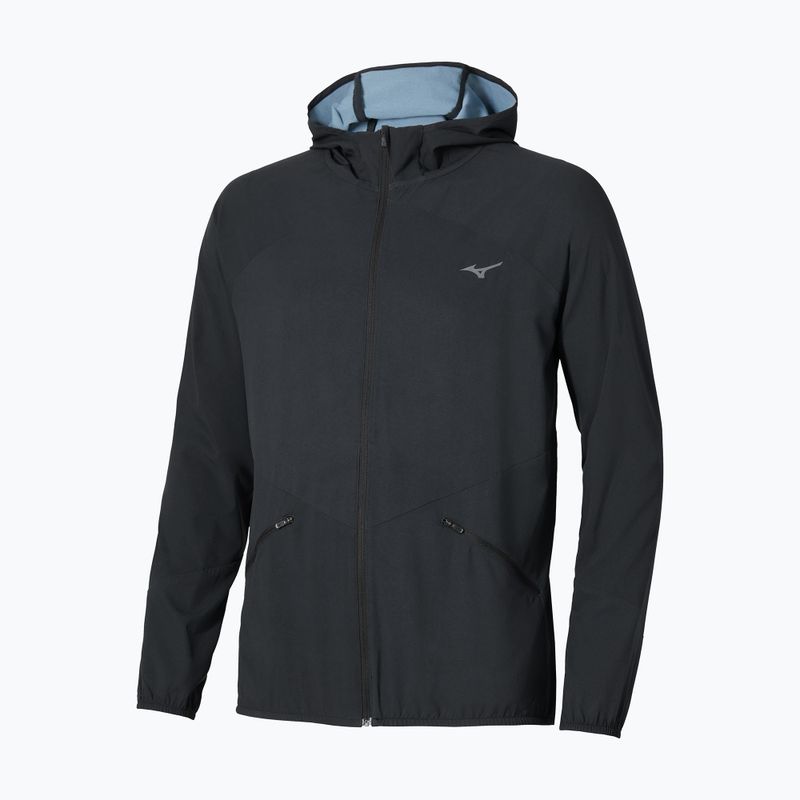 Geacă de alergare pentru bărbați Mizuno Active Alpha Hooded black 2