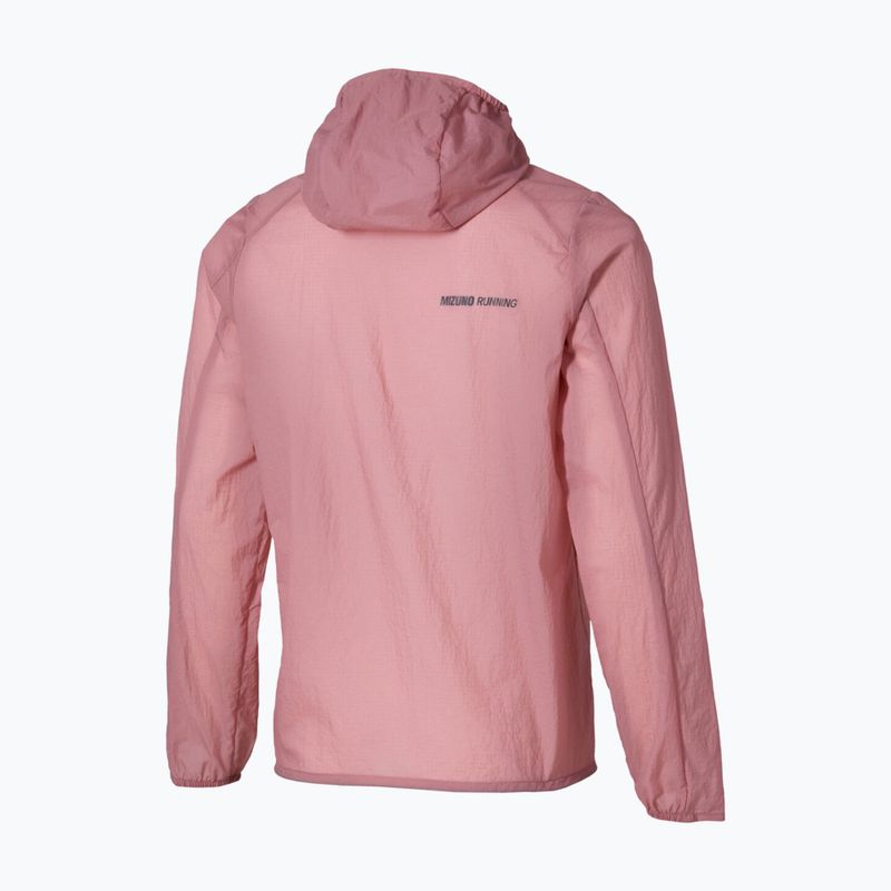 Geacă de alergare pentru femei Mizuno Tech Light Hooded Jacket rose elegance 2