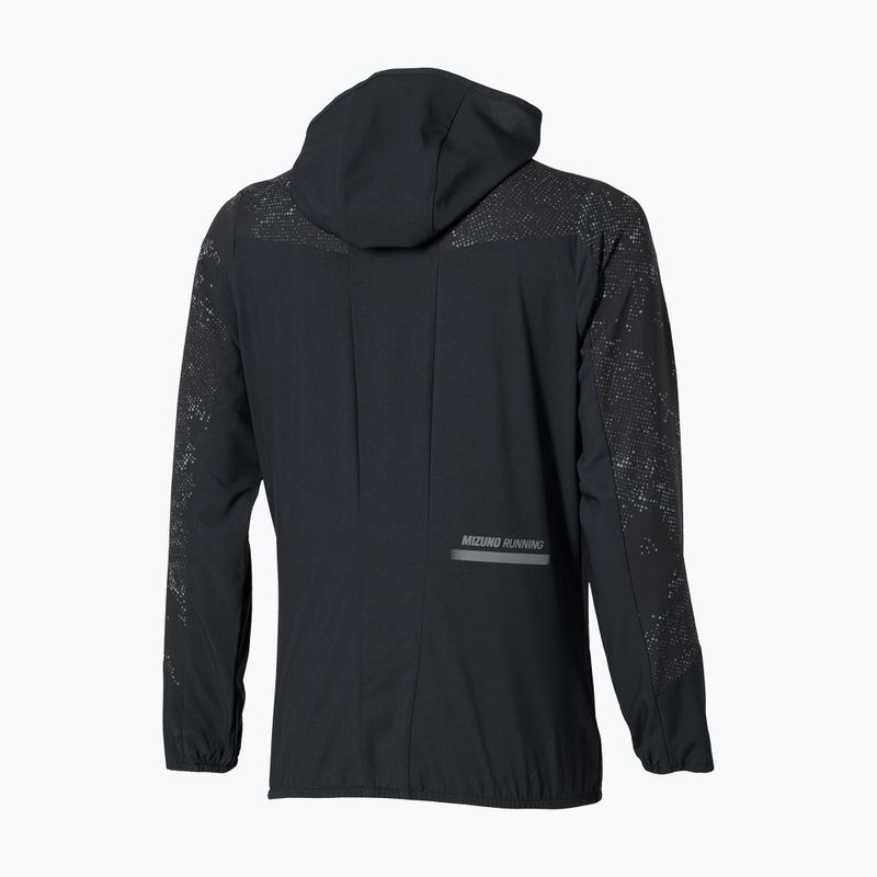 Geacă de alergare pentru femei Mizuno Active Alpha Hooded black 3