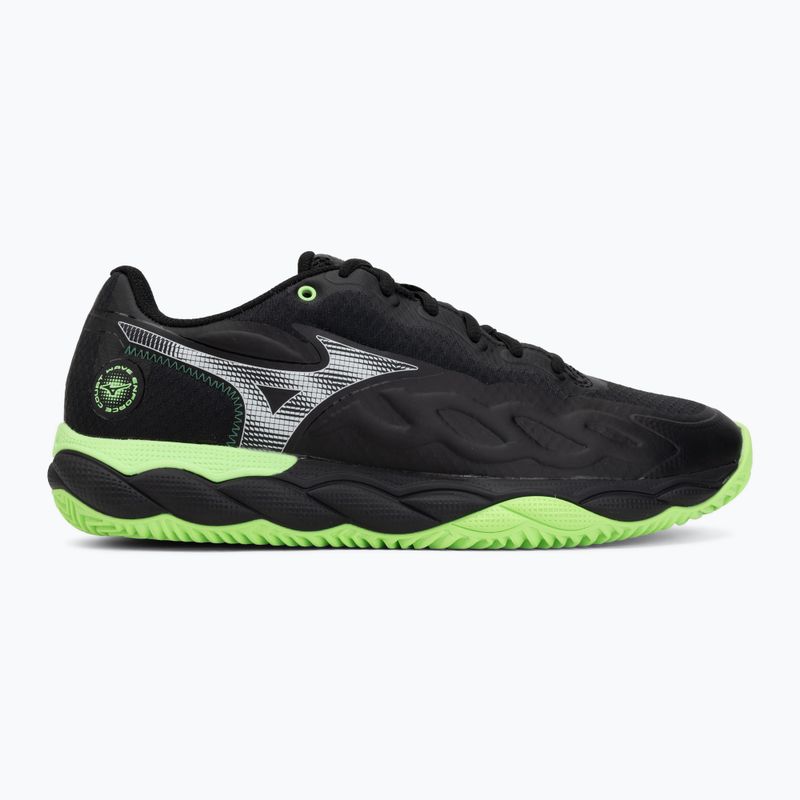 Încălțăminte de padel Mizuno Wave Enforce Court Padel black/foliage green/glowing ap 2