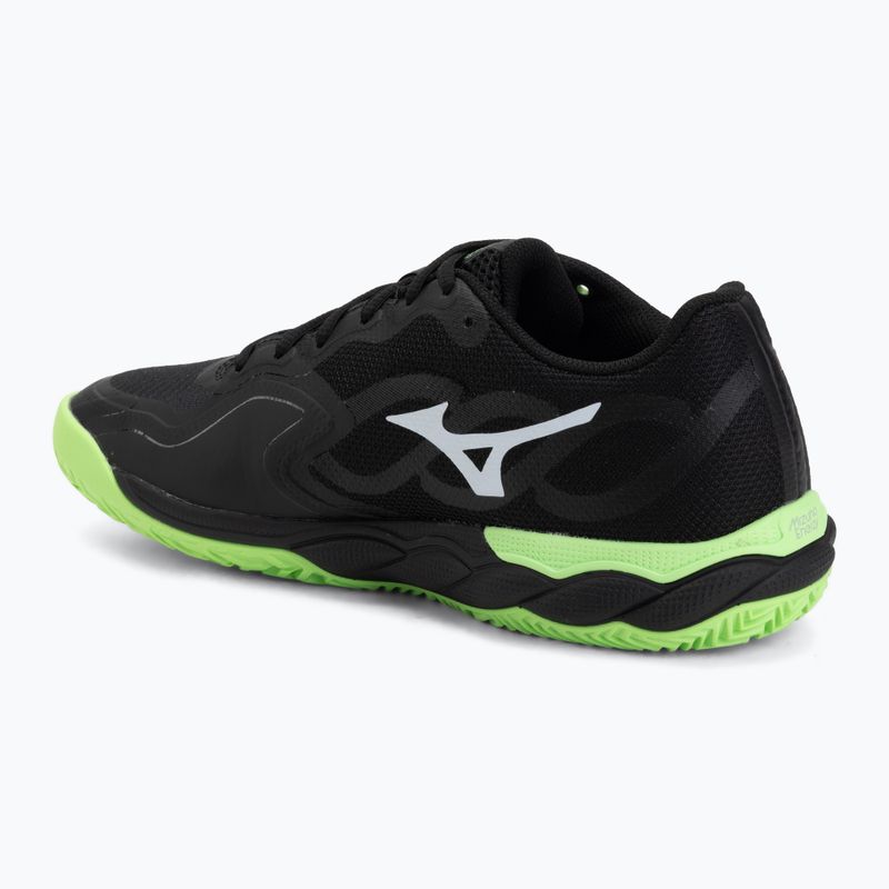 Încălțăminte de padel Mizuno Wave Enforce Court Padel black/foliage green/glowing ap 3