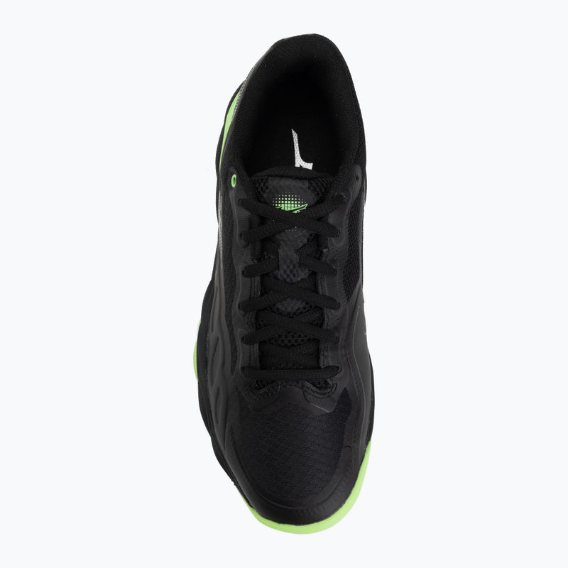 Încălțăminte de padel Mizuno Wave Enforce Court Padel black/foliage green/glowing ap 5