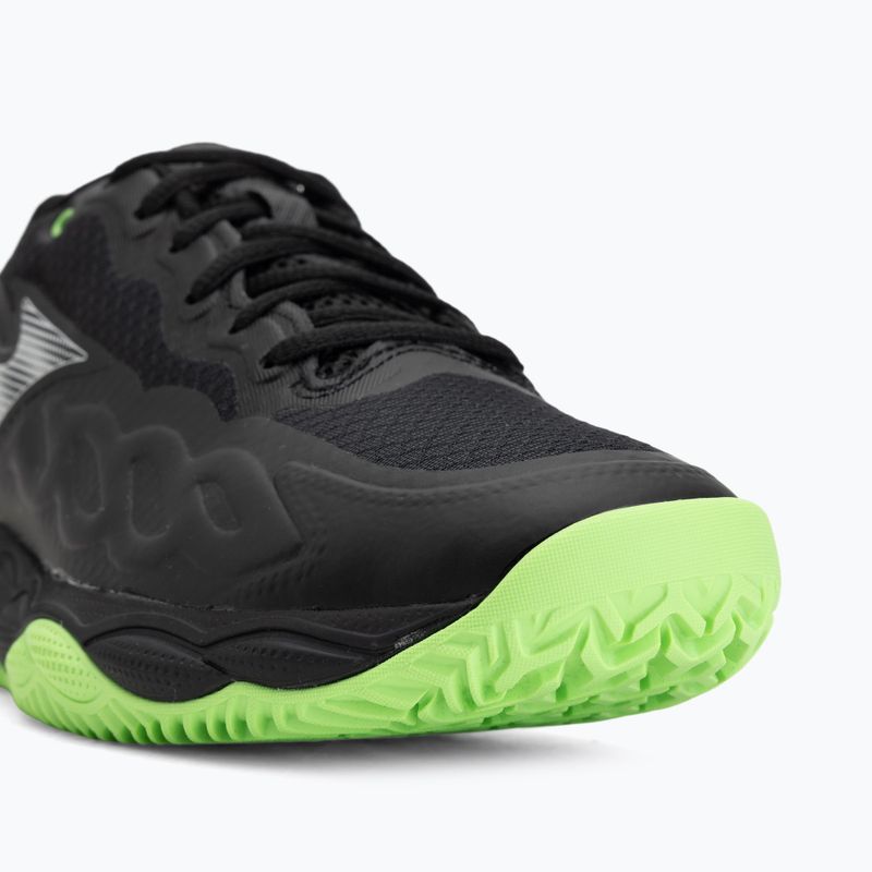 Încălțăminte de padel Mizuno Wave Enforce Court Padel black/foliage green/glowing ap 7