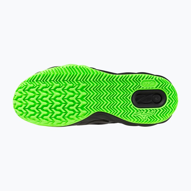Încălțăminte de padel Mizuno Wave Enforce Court Padel black/foliage green/glowing ap 4