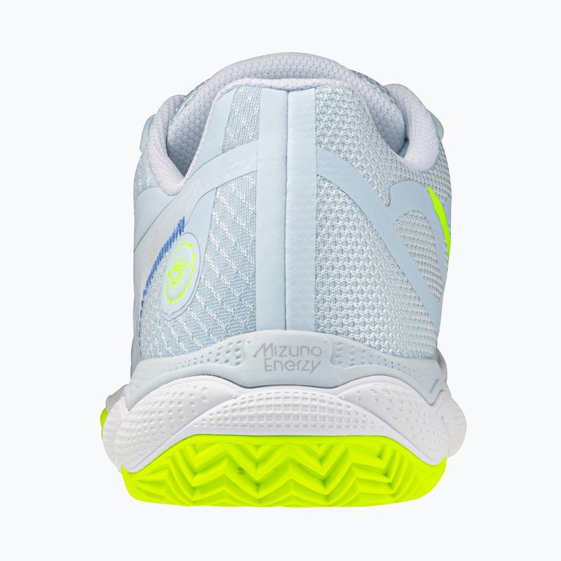 Încălțăminte de tenis pentru femei Mizuno Wave Enforce Court CC W ice water/lightning yellow/ancient 3