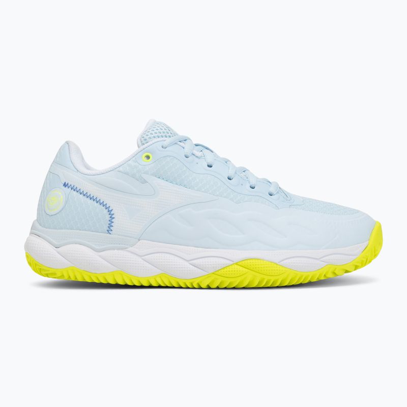 Încălțăminte de tenis pentru femei Mizuno Wave Enforce Court CC W ice water/lightning yellow/ancient 2