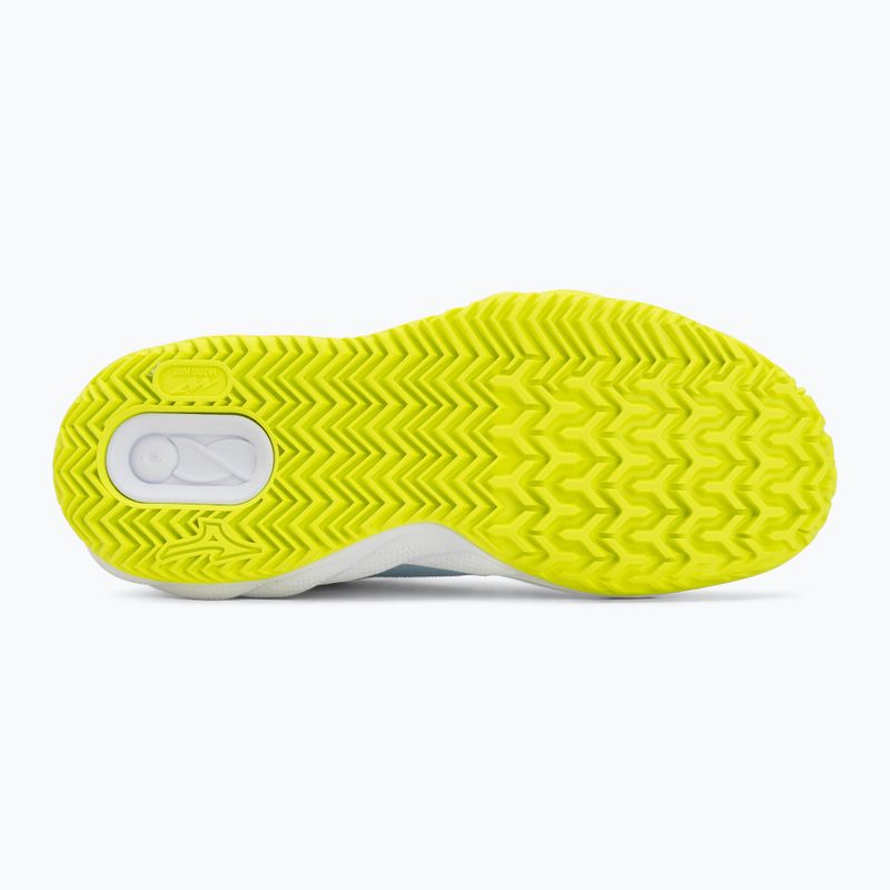 Încălțăminte de tenis pentru femei Mizuno Wave Enforce Court CC W ice water/lightning yellow/ancient 4