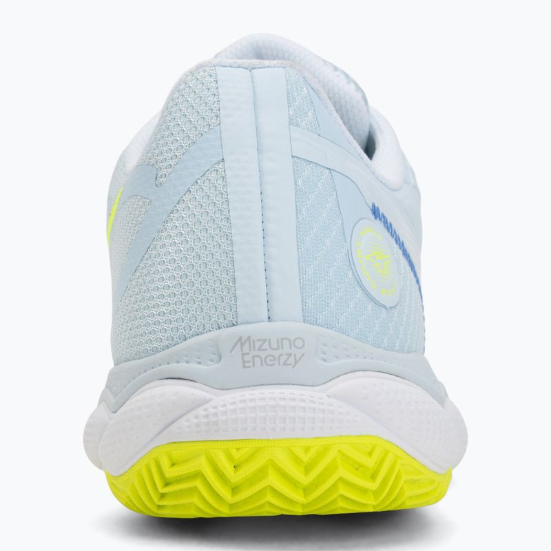 Încălțăminte de tenis pentru femei Mizuno Wave Enforce Court CC W ice water/lightning yellow/ancient 6