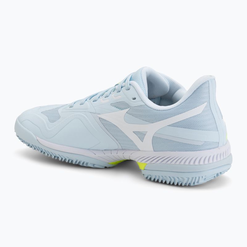 Încălțăminte de tenis pentru femei Mizuno Wave Exceed Court CC W ice water/lightning yellow/anc 3