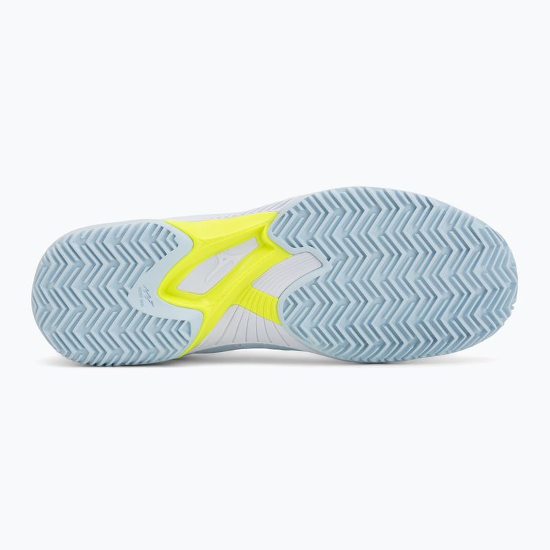 Încălțăminte de tenis pentru femei Mizuno Wave Exceed Court CC W ice water/lightning yellow/anc 4