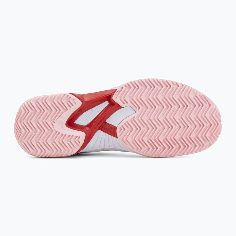 Încălțăminte de tenis pentru femei Mizuno Wave Exceed Court CC W white/pinkesque/barbados cherr 4