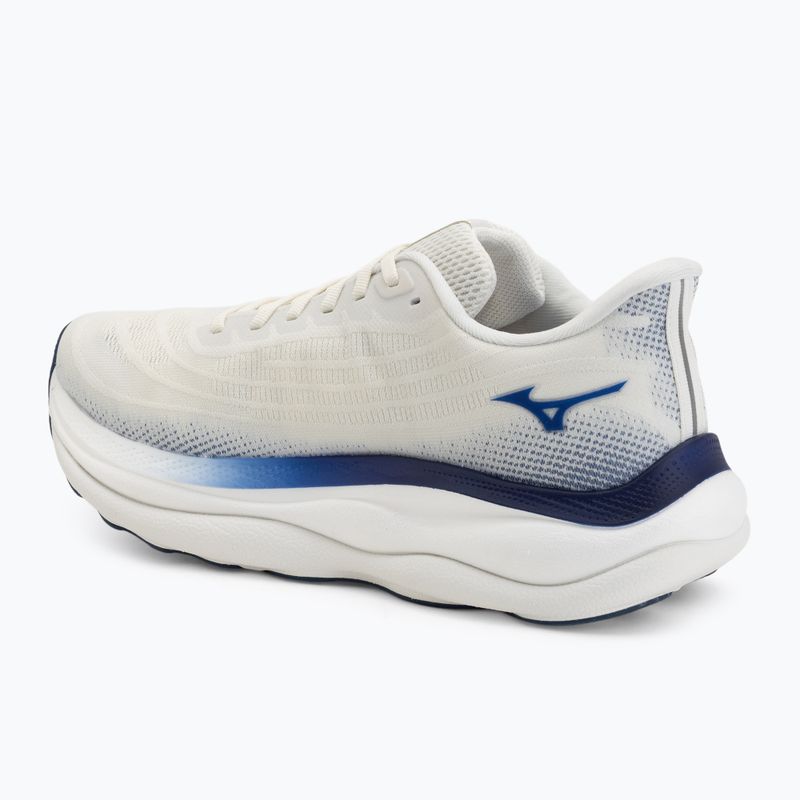 Încălțăminte de alergare pentru bărbați Mizuno Wave Sky 9 snow white/surf the web/lightning yellow 3