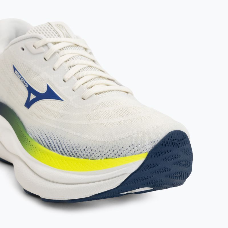 Încălțăminte de alergare pentru bărbați Mizuno Wave Sky 9 snow white/surf the web/lightning yellow 7