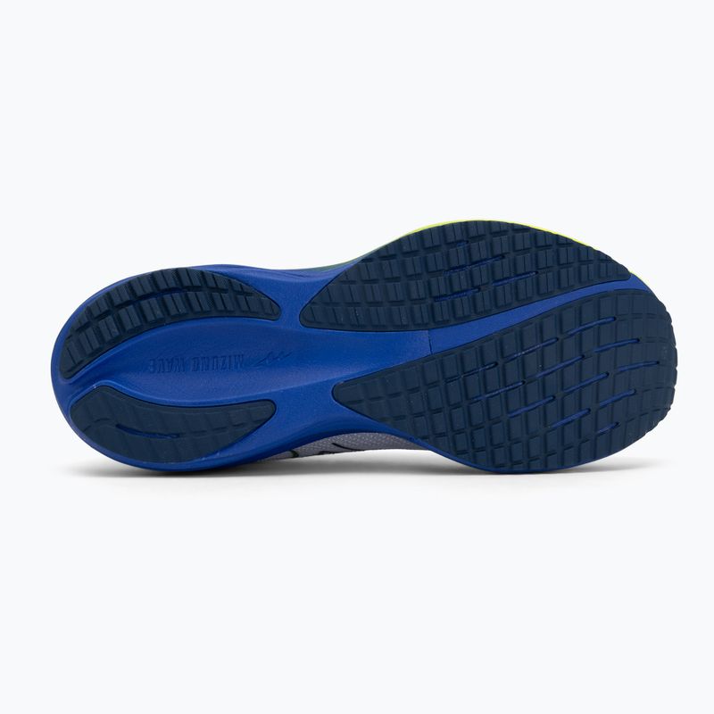 Încălțăminte de alergare pentru bărbați Mizuno Wave Rider 29 estate blue/white/lighning yellow 4