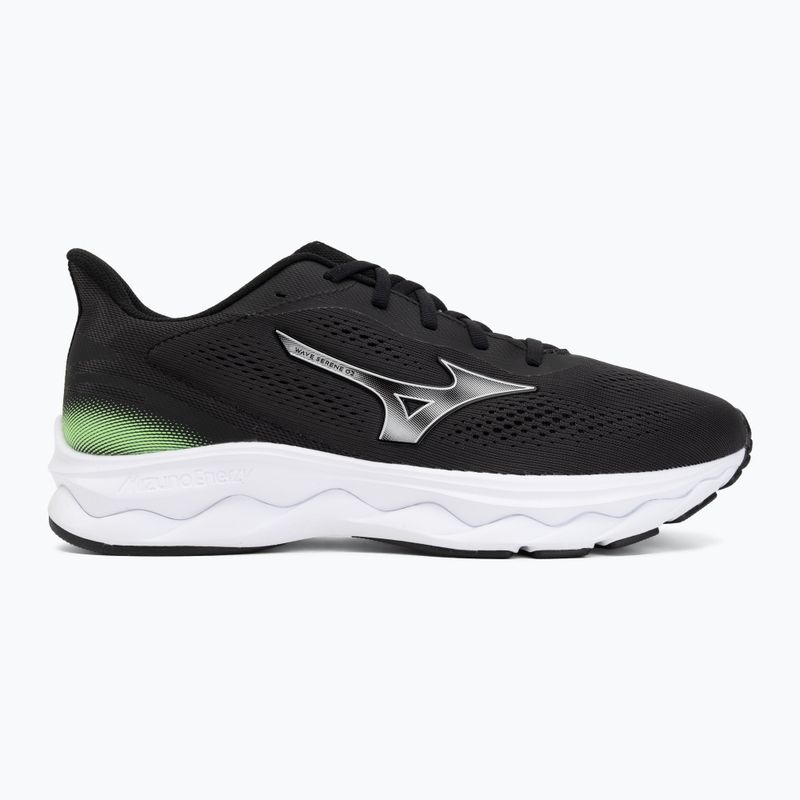 Încălțăminte de alergare pentru bărbați Mizuno Wave Serene 2 black/silver/glowing apple 3