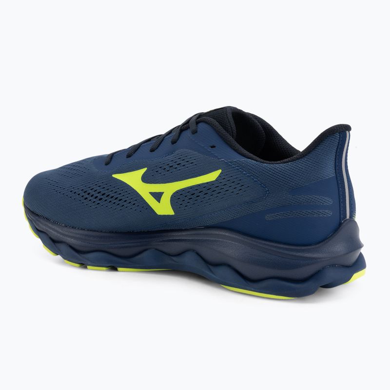 Încălțăminte de alergare pentru bărbați Mizuno Wave Serene 2 GTX estate blue/lightning yellow 3