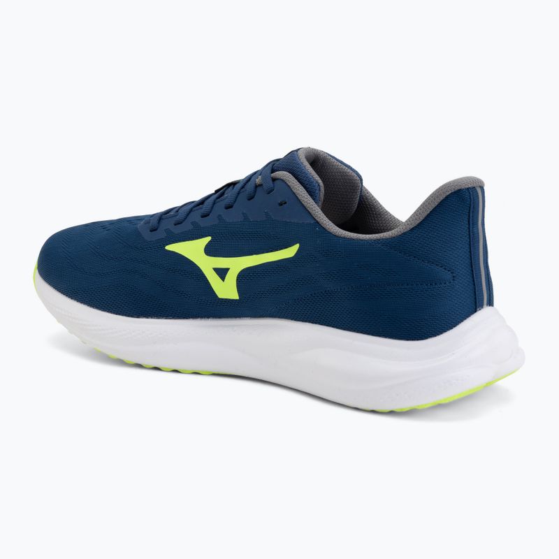 Încălțăminte de alergare pentru bărbați Mizuno Revolt 4 estate blue/lightning yellow 3