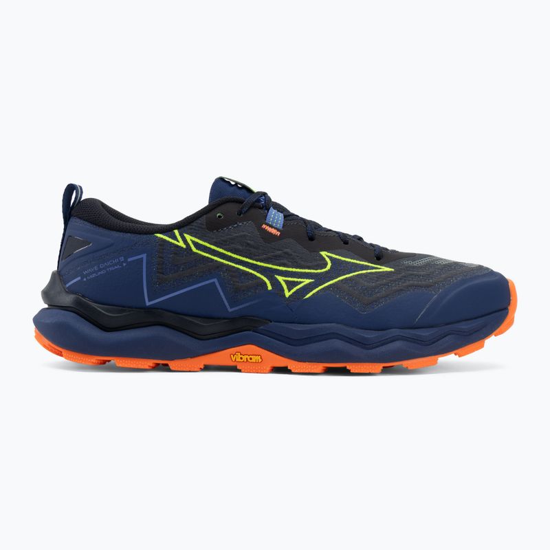Încălțăminte de alergare pentru bărbați Mizuno Wave Daichi 9 estate blue/lightning yellow 2