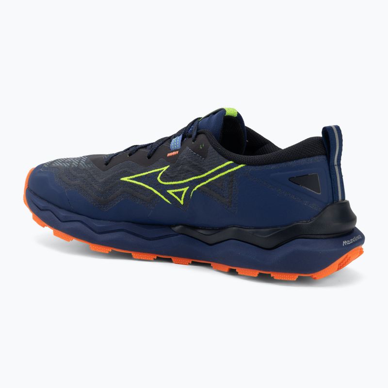Încălțăminte de alergare pentru bărbați Mizuno Wave Daichi 9 estate blue/lightning yellow 3