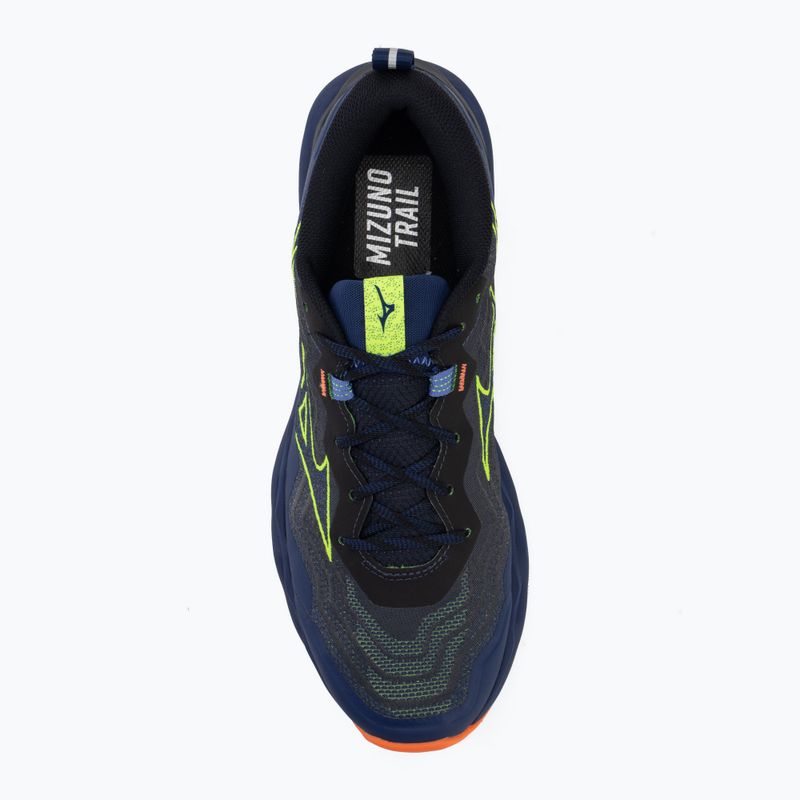 Încălțăminte de alergare pentru bărbați Mizuno Wave Daichi 9 estate blue/lightning yellow 5