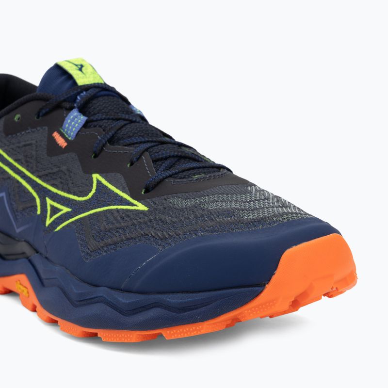 Încălțăminte de alergare pentru bărbați Mizuno Wave Daichi 9 estate blue/lightning yellow 7