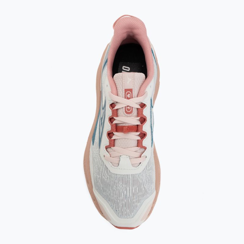 Încălțăminte de alergare pentru femei Mizuno Wave Mujin 11 snow white/larkspur/faded rode 5