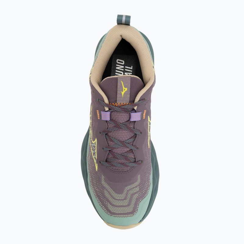 Încălțăminte de alergare pentru femei Mizuno Wave Daichi 9 granite green/fortune yellow 5