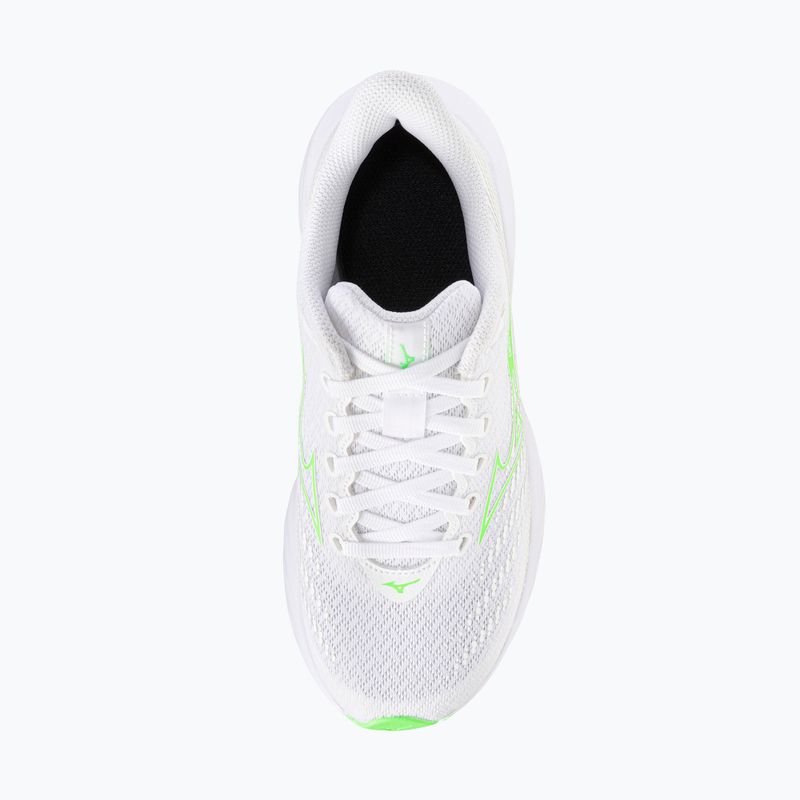 Încălțăminte de alergare pentru copii Mizuno Enerzy Rider Jr white/glowing apple 5