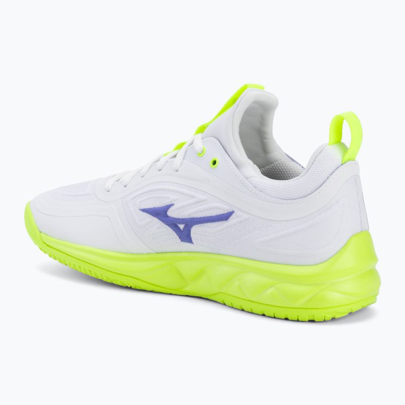 Încălțăminte de volei Mizuno Wave Luminous 3 white/lightning yellow/dazzling blue 3
