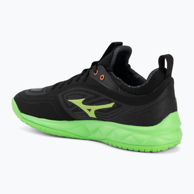 Încălțăminte de volei Mizuno Wave Luminous 3 black/glowing apple/mandarin orange 3