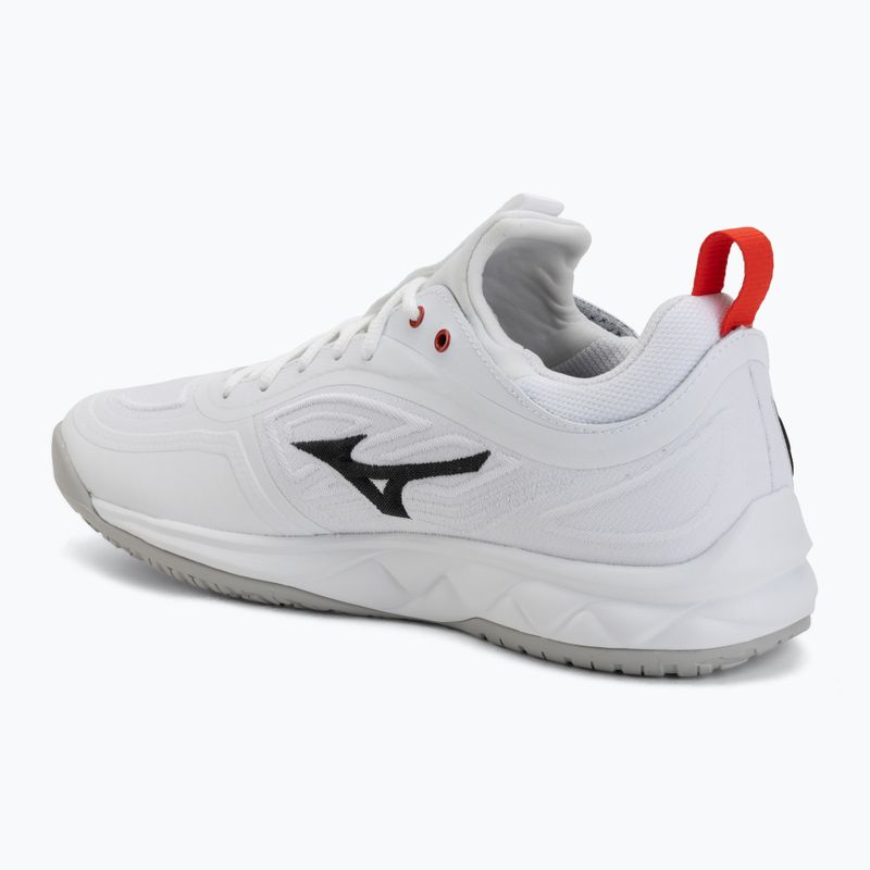 Încălțăminte de volei Mizuno Wave Luminous 3 white/black/fiery red 3