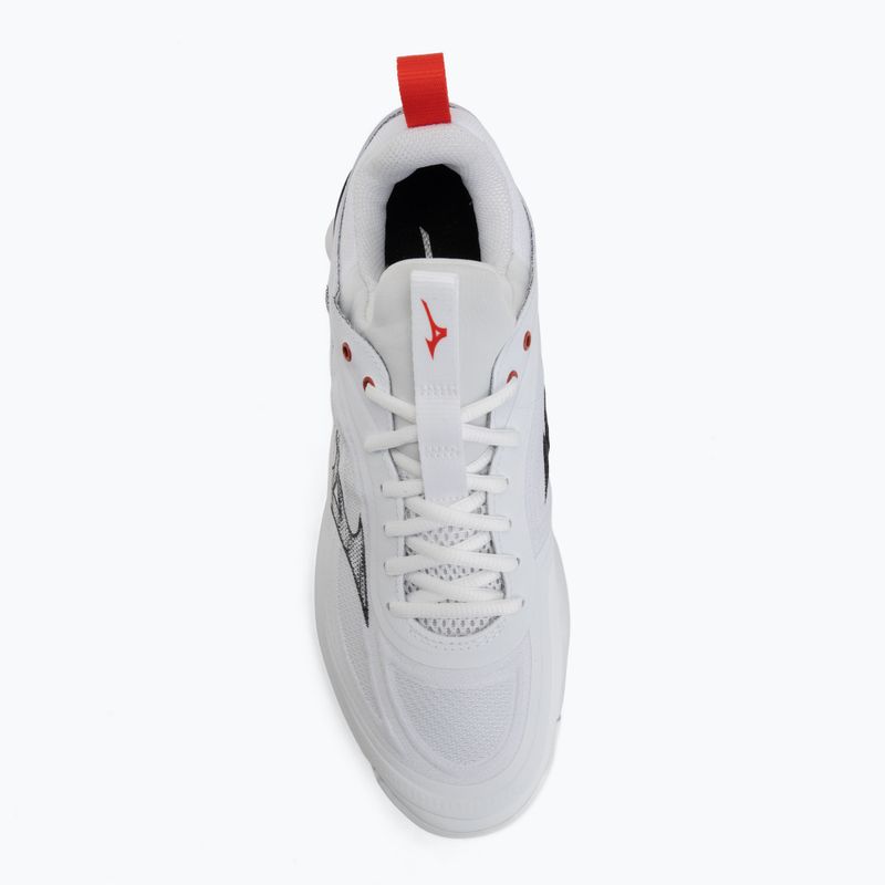 Încălțăminte de volei Mizuno Wave Luminous 3 white/black/fiery red 5