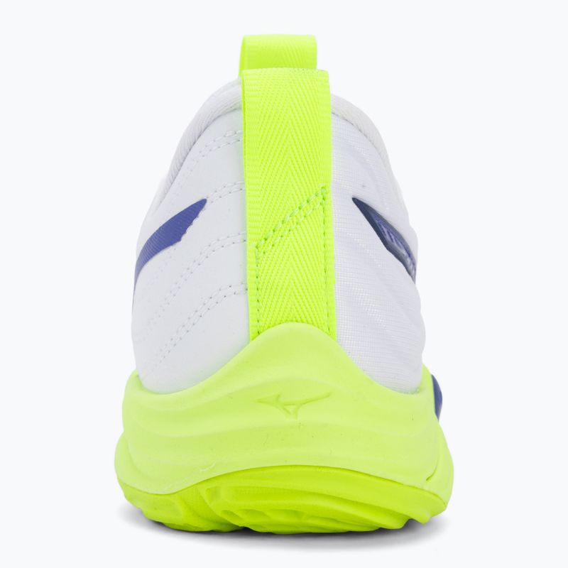 Încălțăminte de volei Mizuno Wave Momentum Elite white/lightning yellow/dazzling blue 6