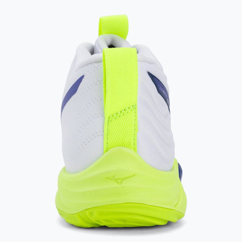 Încălțăminte de volei Mizuno Wave Momentum Elite Mid white/lightning yellow/dazzling blue 6