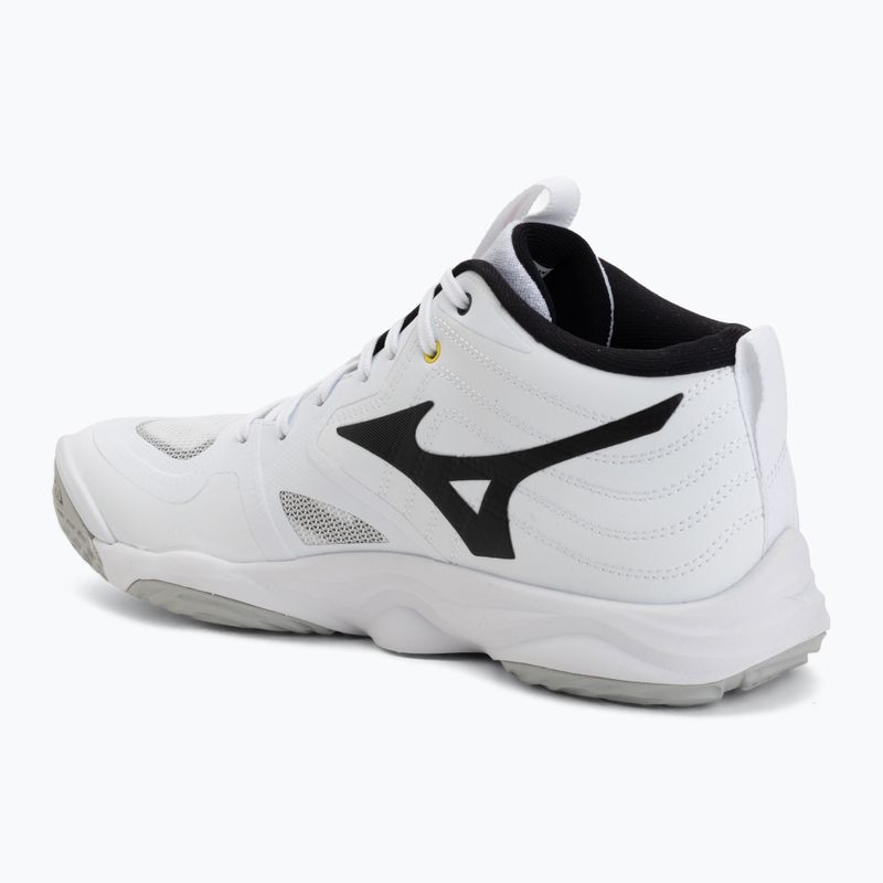 Încălțăminte de volei Mizuno Wave Momentum Elite Mid white/black/fiery red 3