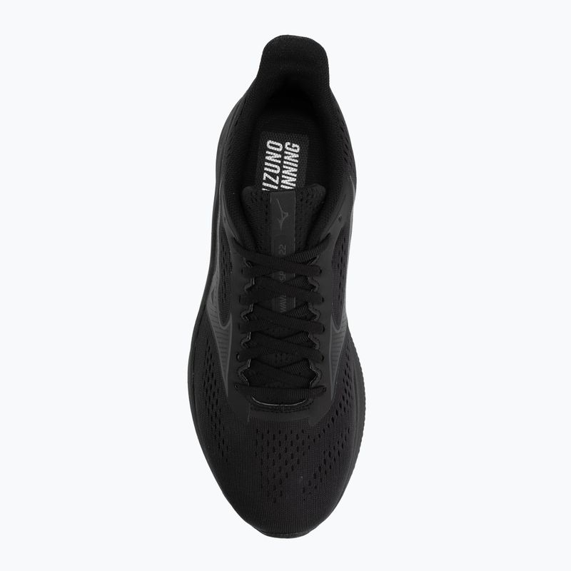 Încălțăminte de alergare pentru bărbați Mizuno Wave Inspire 22 Wide black/black sand/black 5