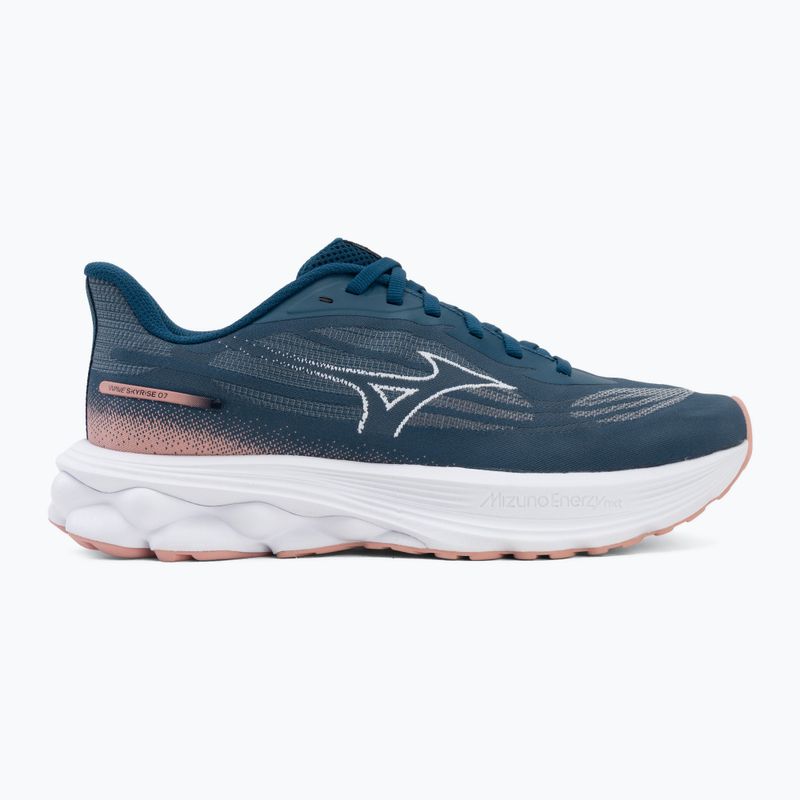 Încălțăminte de alergare pentru femei Mizuno Wave Skyrise 7 sailor blue/white/rose elegance 2