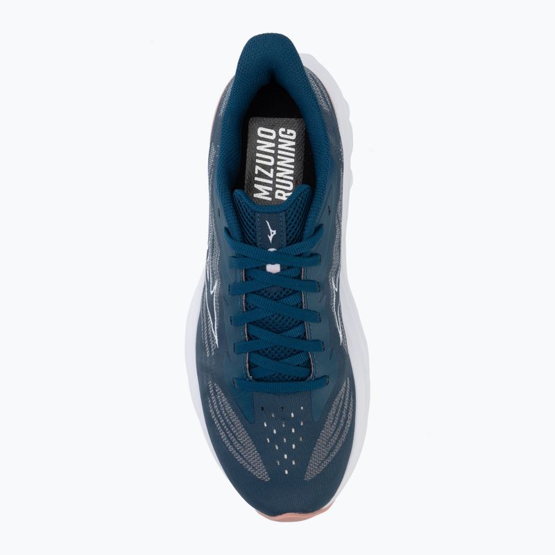 Încălțăminte de alergare pentru femei Mizuno Wave Skyrise 7 sailor blue/white/rose elegance 5