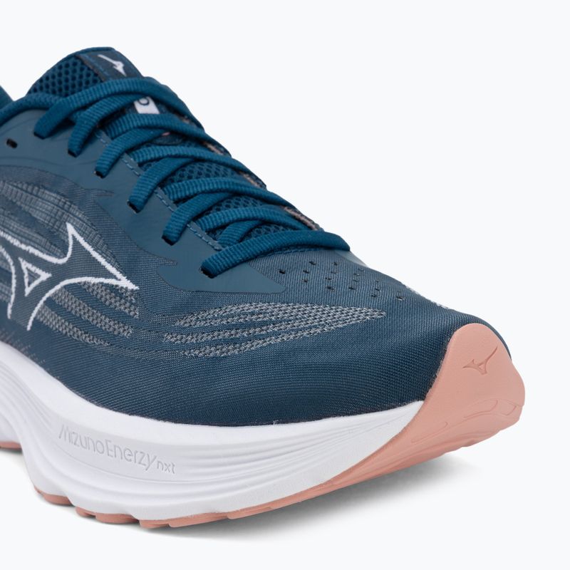 Încălțăminte de alergare pentru femei Mizuno Wave Skyrise 7 sailor blue/white/rose elegance 7